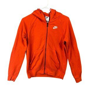 Nike Mens XS Full-Zip Hoodie Sweatshirt With Pockets & Drawstring Hood GUC
